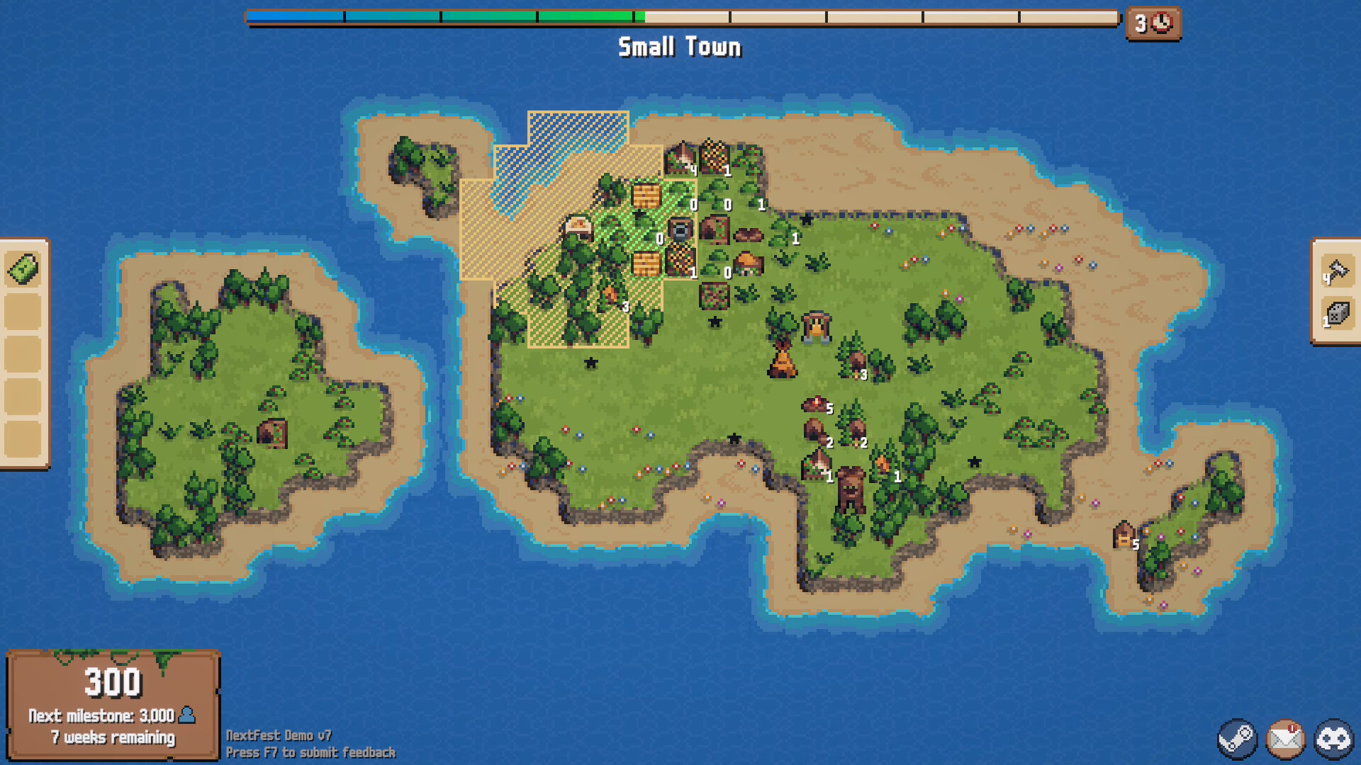 Combolands city and building placement